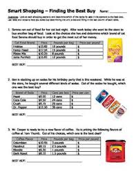 Smart Shopping Finding The Best Buy Ratios Rates Unit Rates Unit Rate Cool Things To Buy Smart Shopping