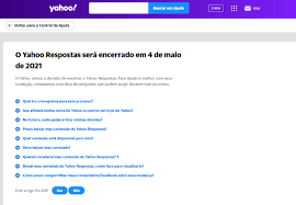 O yahoo respostas teve início no ano de 2005, nesse ano, se tinha pouca informação sobre temas como nome de músicas, sintomas. 4xcojaugbkujwm