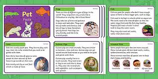 Formidable Sid Pets Information Fact Cards