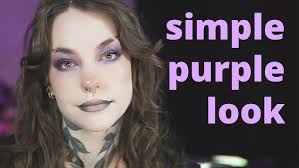 SIMPLE PURPLE LOOK