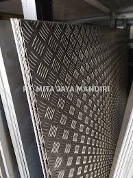 Jual plat aluminium potongan surabaya. Plat Bordes Aluminium 3mm