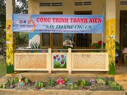 Công trình Thanh niên tháng 3: “Sân trường cho em” - IUH – Trường Đại học  Công nghiệp Tp.HCM – Phân hiệu Quảng Ngãi