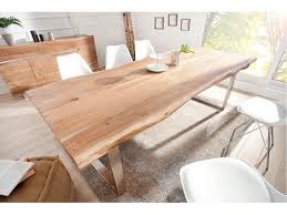 Table A Manger En Bois Massif D Acacia Sylvia 220 Cm Solid Wood Dining Table Wooden Dining Room Chairs Dining Table