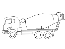 Cement Mixer Truck Outline Cement Mixer Truck Mixer Truck Cement Mixer