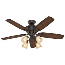 The cable from the switch box to the ceiling box has three wires—two identical blacks and a white—with one of the blacks connected to a. Hunter Turlington 52 Onyx Bengal Indoor Led Ceiling Fan At Menards