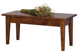I did some research and couldn't find anything that resembled a shaker style table with adjustable legs. Shaker Coffee Table With Drawer From Dutchcrafters Amish Furniture
