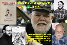 About Bruce Heard and New Stories: Happy Dave Arneson Day!
