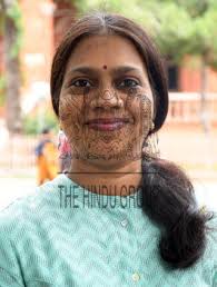 Harathy Bala Kumar at the Egmore Museum, in Chennai