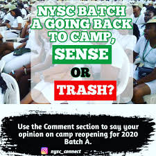 Before we continue, we will like to share some vital information you should know about nysc mobilization and to avoid the issues and delay faced by the nysc 2020 batch a stream 1 members. Nysc Batch A Going Back To Camp Sense Nysc News Update Facebook