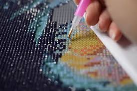 Our diamond paintings are poured glue, you see layouts of each size before you purchase and you get to see the color count. Gratis Diamond Painting Set Bei Picmondoo Alle Gratisproben
