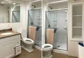 The basement is the ideal place to create a cozy and stylish bedroom for family or guests as well. Budget Basement Bathroom The One Where We Tried To Not Spend Money And Now You Know Why Emily Henderson