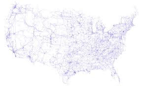 Six Maps That Show The Anatomy Of America S Vast Infrastructure Map Us Map Cartography