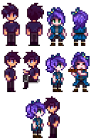 More Previews Of The Seb Abby Timeskip Sprites 3 Stardew Valley Stardew Valley Fanart Stardew Valley Farms