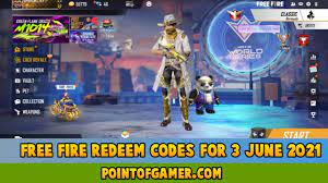 Good news for free fire survivors, as garena has officially confirmed all the changes and new additions coming to the june update of next month. Free Fire Redeem Codes For Today 3 June 2021 Pointofgamer