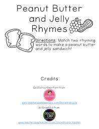 A graphical representation of the words that rhyme with jelly. Peanut Butter And Jelly Long Vowel Rhymes Freebie By Sarah Eisenhuth