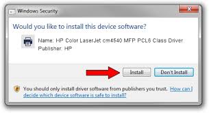 Uninstall the printer driver or the hp send fax driver by using the windows add or remove programs feature. Download And Install Hp Hp Color Laserjet Cm4540 Mfp Pcl6 Class Driver Driver Id 1483989
