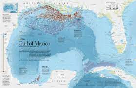 It is bounded on the northeast, north, and northwest by the gulf coast of the united states, on the southwest and south by mexico, and on the southeast by cuba. Gulf Of Mexico A Geography Of Offshore Oil National Geographic Society