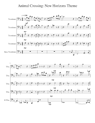 Animal crossing new horizons sheet music for trumpet. Animal Crossing New Horizons Theme Trombone Sheet Music For Trombone Mixed Quintet Download And Print In Pdf Or Midi Free Sheet Music For Animal Crossing New Horizons Theme By Kazumi Totaka