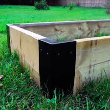 Our ingenious raised bed corners are brackets that cut building time and result in a handsome, sturdy raised bed every time. Large Corner Brackets For Railway Sleepers Indoor Outdoors