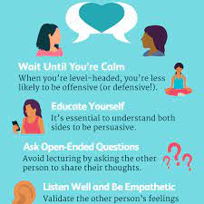 In difficult conversations, even the smallest amount of agreement, acknowledgment, goodwill, or concession can provide a raft in the flood of words and emotions. Strategies To Make Tough Conversations More Effective