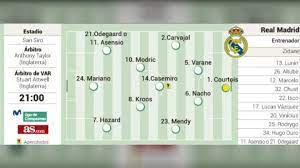 El partido de cuartos de la vuelta de champions entre el liverpool y real madrid se juega hoy a las 21 horas en anfield. Posible Alineacion Del Real Madrid Contra El Inter Hoy En Champions League As Com