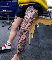 A photo guide for cool designs and ideas with unbelievable themes and talent. Top 85 Best Leg Sleeve Tattoo Ideas 2021 Inspiration Guide