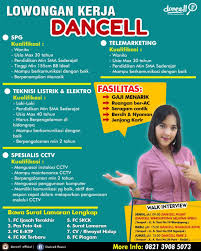 Lowongan kerja warujayeng nganjuk : Skuyy Gabung Bersama Dancell Dancell Pusat Warujayeng Facebook