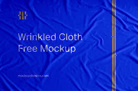 Free Wrinkled Cloth Mockup Psd Mockup Clothing Mockup Mockup Psd