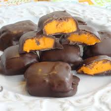 Valentine S Day Orange Chocolate Creams Recipe Candy Recipes Homemade Candy Recipes Chocolate Orange