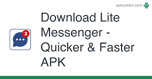 Download the latest version of messenger lite: Lite Messenger Quicker Faster Apk 1 1 Android App Download