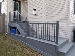 Oakio deck tiles installation guide. 450sqft Composite Decking With Aluminum Railing And 120 Of Vinyl Fencing Modern Deck Ottawa By Mjolnir Construction Houzz
