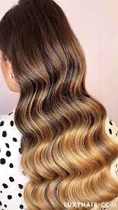 Seamless Dark Brown Balayage 20 Inch 180 Grams Ombre Hair Extensions Clip In Hair Extensions Luxy Hair Extensions