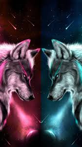 Fantasy Anime Wolf Background Wolf Wallpaper Wolf Artwork