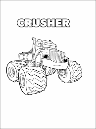 Turn on the printer and click on print the drawing. Free Printable Coloring Book Blaze And The Monster Machines 11