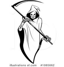Grim Reaper Clipart 1065662 Illustration By Vector Tradition Sm Samurai skull japanese evil black and white fighter illustration grim reaper cartoon. grim reaper clipart 1065662