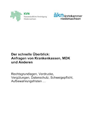 We did not find results for: Anfragen Von Krankenkassen Mdk Und Anderen Arztekammer
