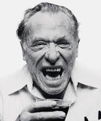 Hank Is The Hero Of His Shit, Baby." Charles "Hank" Bukowski wearing a  t-shirt depicting a photo of his favorite author: Him. By Bennett D. Fields  Graphite