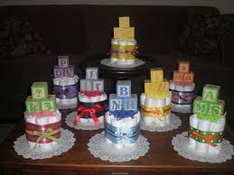 How To Make A Diaper Cake For Baby Shower How To Make Diaper Cake For Baby Shower Instructions Baby Shower Wording Baby Blocks Baby Shower Baby Blocks Baby Shower Centerpieces