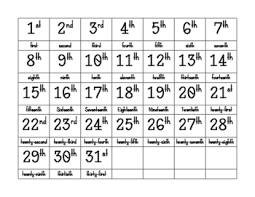 Check spelling or type a new query. Ordinal Numbers 1 5 Worksheets Teaching Resources Tpt