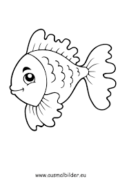 Ausmalbild Fisch Mit Schuppen Zum Ausdrucken