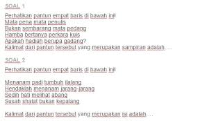 Check spelling or type a new query. Contoh Soal Struktur Isi Teks Pantun Ezy Blog