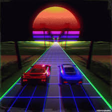 Synthwave, virtualreality, vaporwave, retrowave, astronaut. Vaporwave Background Gif 4k Novocom Top