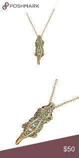 Kate Spade Swamped Alligator Necklace Womens Jewelry Necklace Lip Jewelry Kate Spade Jewelry Necklace