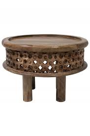 Marokkanischer Massivholz Tisch Couchtisch Yara 60cm Orientalische Tische Orientalische Holztische Vintage Tisch Wohnzimmertische Wohnzimmertisch