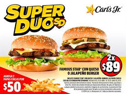 En carl's jr.® podrás llevarte una hamburguesa con queso o 6. Carl S Jr En Santiago De Queretaro Promociones Y Cupones Semanales