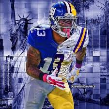Image Result For Football Drawing Odell Lsu Football Giants Football Beckham Jr