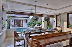 These beautiful dining rooms look like they belong in exotic places from bali to cuba to palm springs. Nikara Project Dining Room Tropical Dining Room Other By Amandara Bali Style Interior Design Architecture Houzz