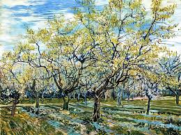 Japanese tree after hiroshige by van gogh giclee fine art reproduction on canvas. Orchard With Blossoming Plum Trees By Vincent Van Gogh 1888 Painting By Vincent Van Gogh