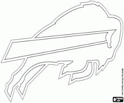 Unused logo a grey with black outline buffalo with a red and blue with white trim letter b. Free Logo Of Buffalo Bills American Football Team East Division Afc Buffalo New York Coloring And Printable Pa Buffalo Bills Bills Logo Buffalo Bills Logo