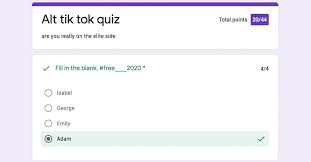 A lot of individuals admittedly had a hard t. Alt Tiktok Quiz With 44 Questions What Exactly Is This Google Doc